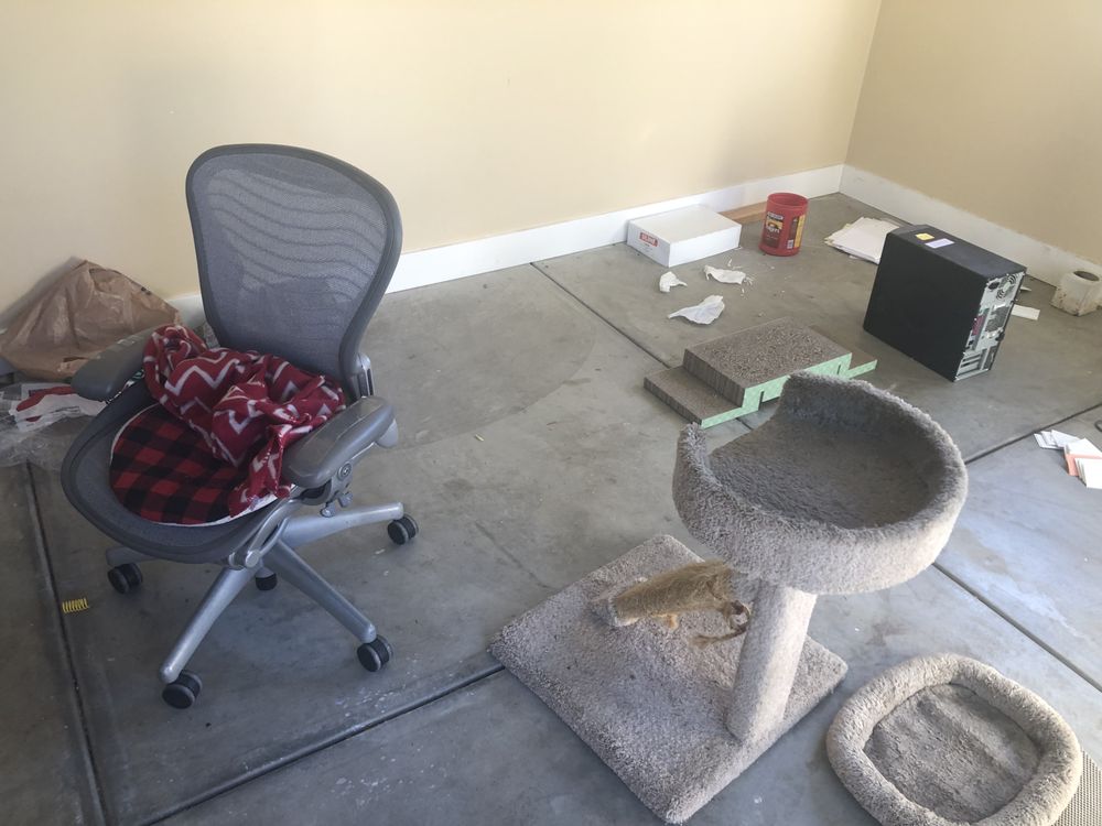Furniture removal - office chair and furnishings